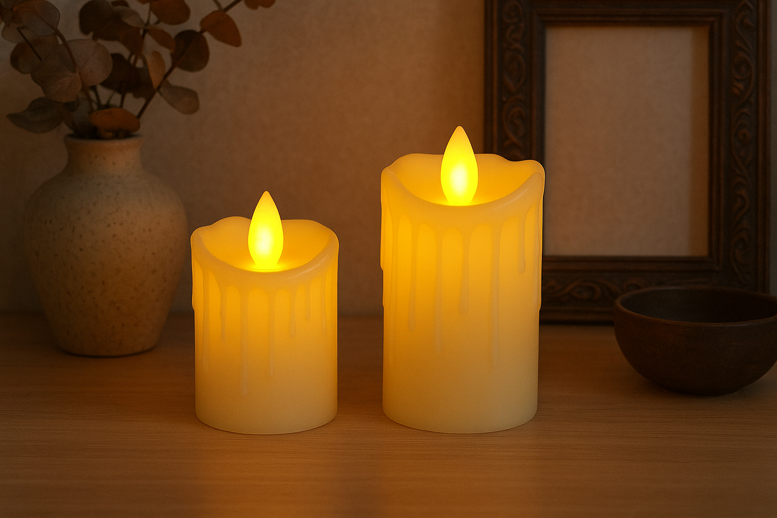 Eco candle lights