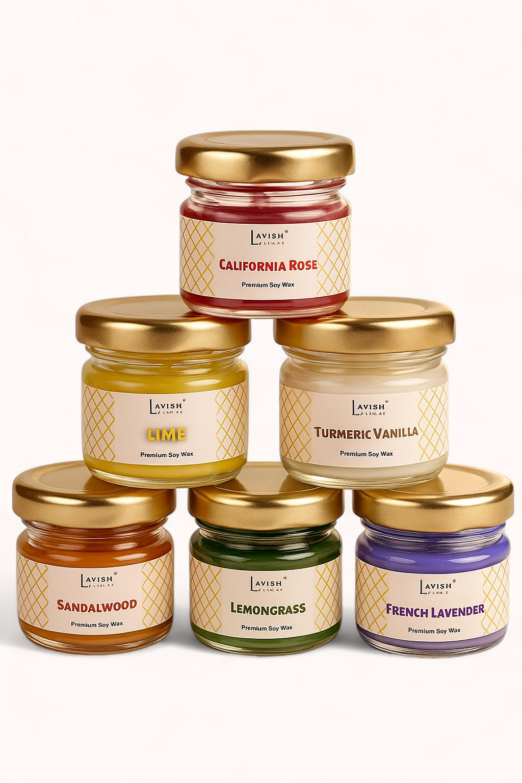Scented mini jar candles