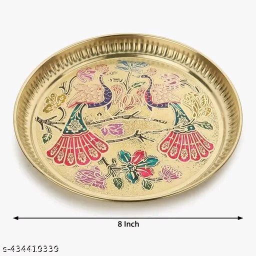 Brass Plate for Pooja