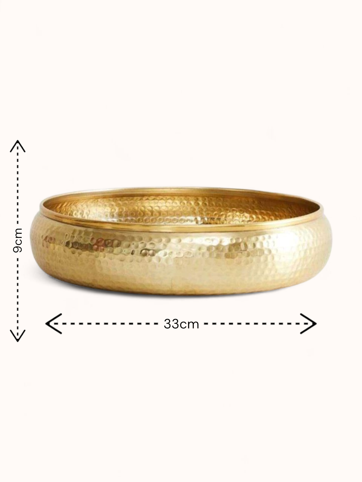 Brass flower urli