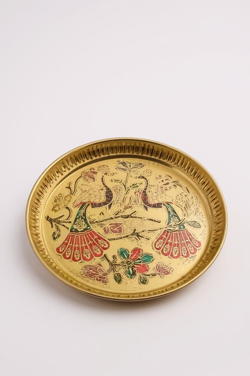Brass Plate for Pooja