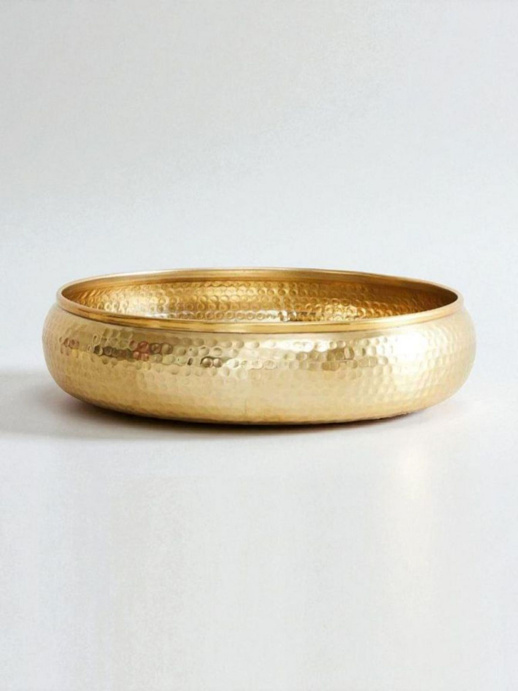 Brass flower urli